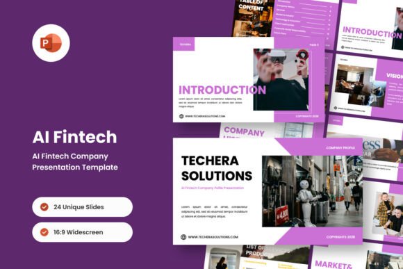 AI Fintech Business PowerPoint