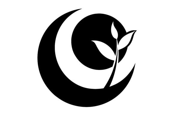 Crescent Moon Shaped Leaf Around a Plane: A Strategic Design Element for Visual Storytelling