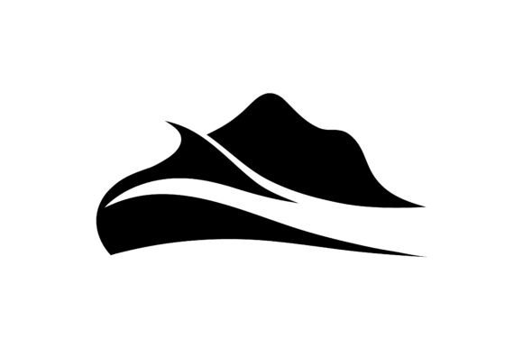 Desert Dune Clip Art Black: Clean Silhouettes for Modern Design