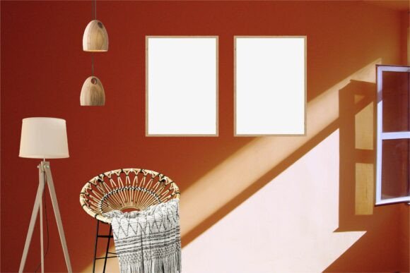 Enhance Your Visual Projects with the Contemporary Reading Corner Mockup