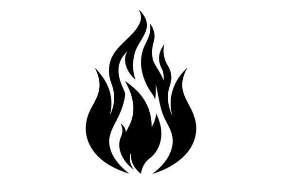 Fire Flame Clip Art Black Silhouette: A Strategic Design Resource for Creatives