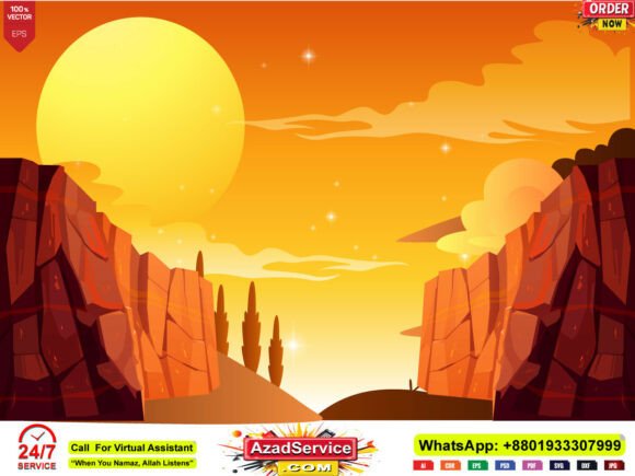 Majestic Landscape, Custom Logo Design: Crafting a Bold Brand Identity