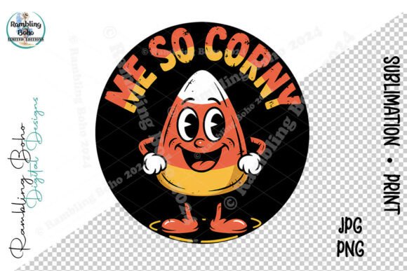 Me So Corny: A Sweet Dive into Candy Corn Puns and Fall Humor Design