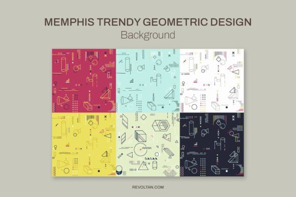 Memphis Trendy Geometric Background: A Fresh Design Resource for Modern Creatives