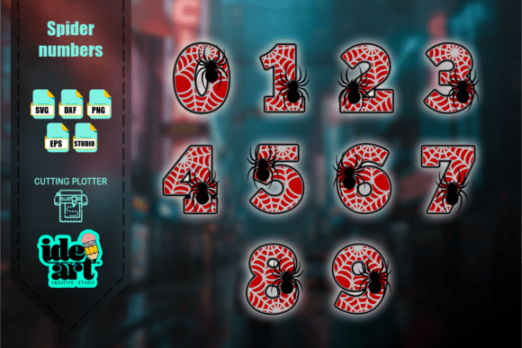 Spider Numbers: A Dynamic Design Set for Creative Projects
