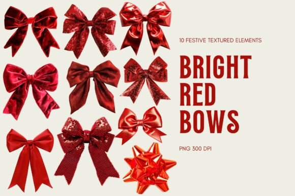 Vintage Red Bows: A Timeless Design Essential